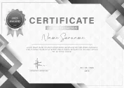 Certificates & Education - NG283