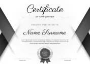 Certificates & Education - NG283